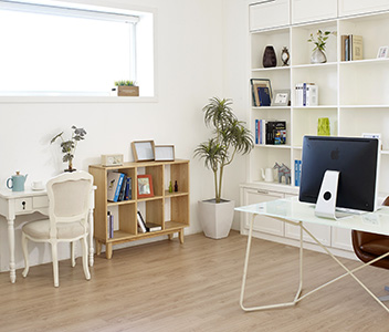 photo d'un bureau au style scandinave