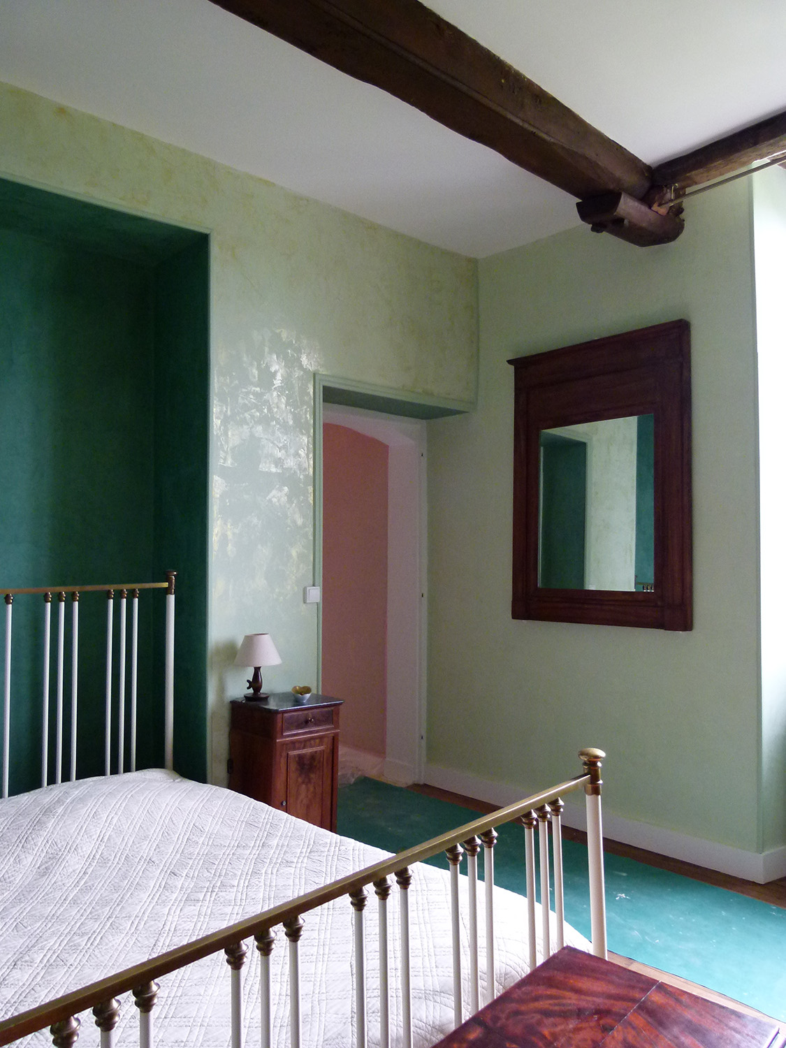 photo de la chambre peinte
